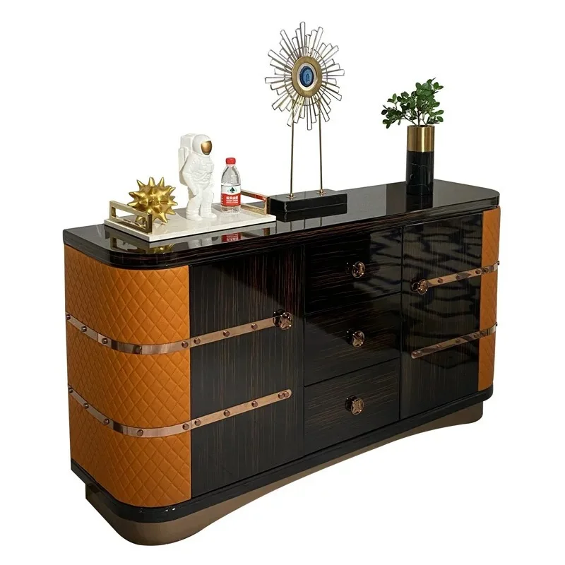 Italian light luxury porch cabinet post-modern dining side cabinet luxury villa locker
Italian light luxury porch cabinet post-modern dining side cabinet luxury villa locker