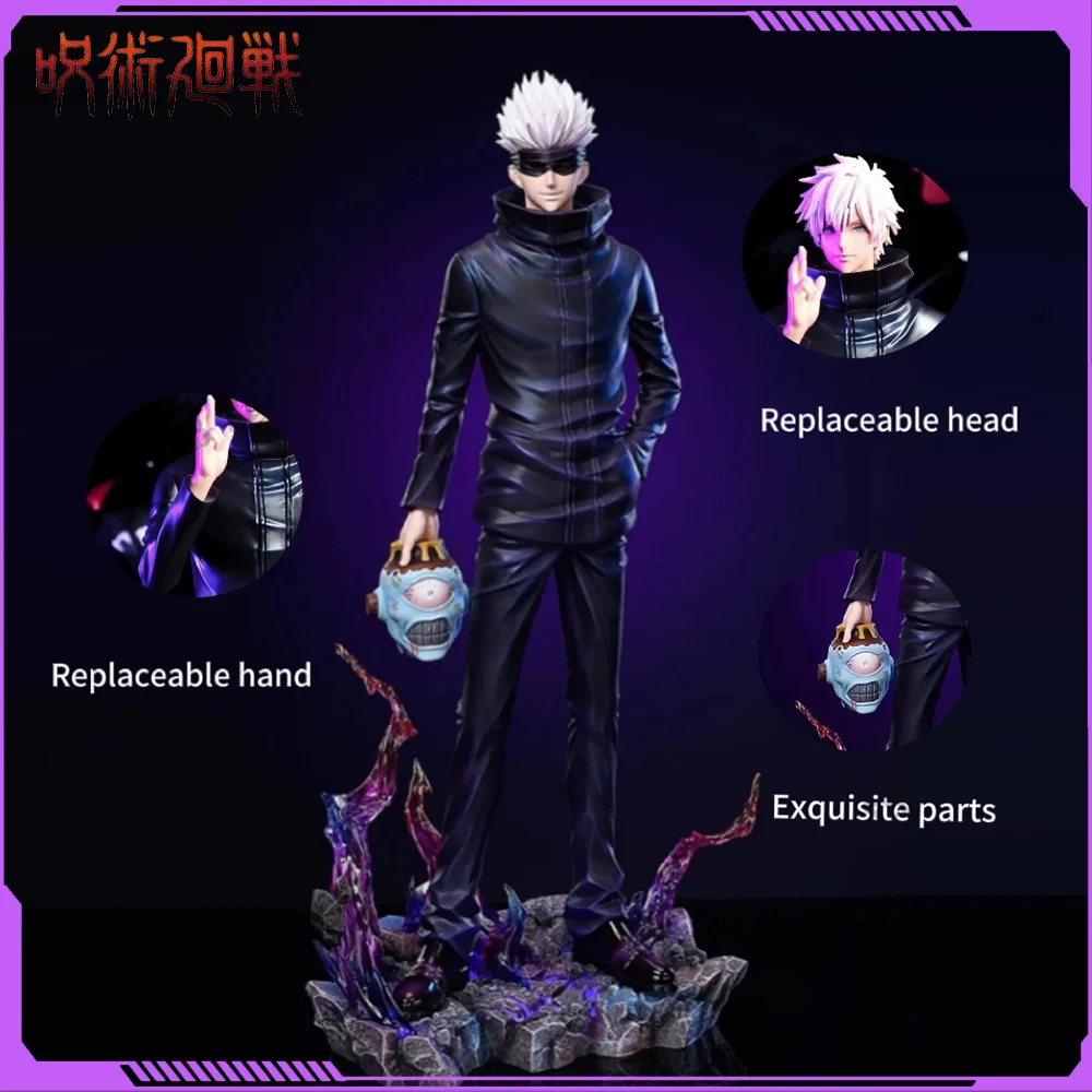 Jujutsu Kaisen Satoru Gojo Anime Figure Double Head Arm Figurine Standing Model GK 33cm Pvc Statue For Fans Collection Gift Toys
Jujutsu Kaisen Satoru Gojo Anime Figure Double Head Arm Figurine Standing Model GK 33cm Pvc Statue For Fans Collection Gift Toys