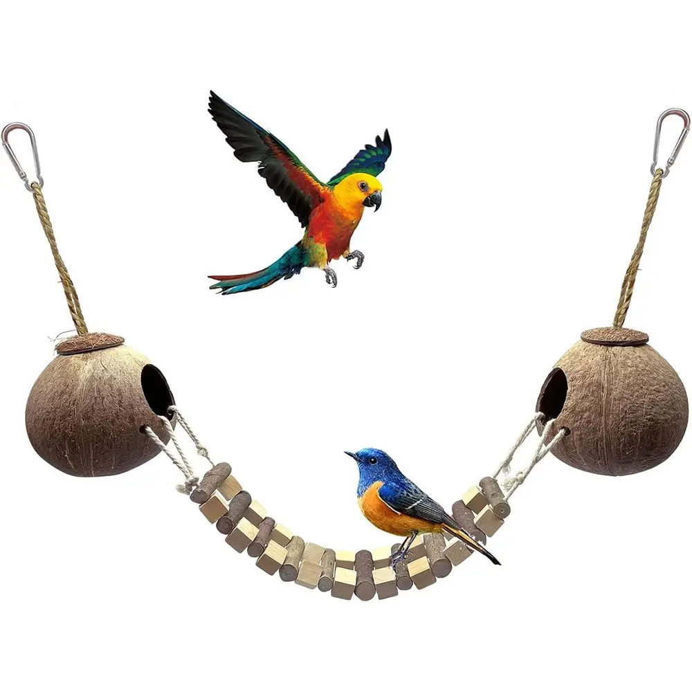 Кокосовое птичье гнездо, хижина с лестницей, подвесной птицей, скрывающий дом, игрушка для клетки, натуральная скорлупа коко, убежище для попугаев, неразлучников, зяблик
Кокосовое птичье гнездо, хижина с лестницей, подвесной птицей, скрывающий дом, игрушка для клетки, натуральная скорлупа коко, убежище для попугаев, неразлучников, зяблик