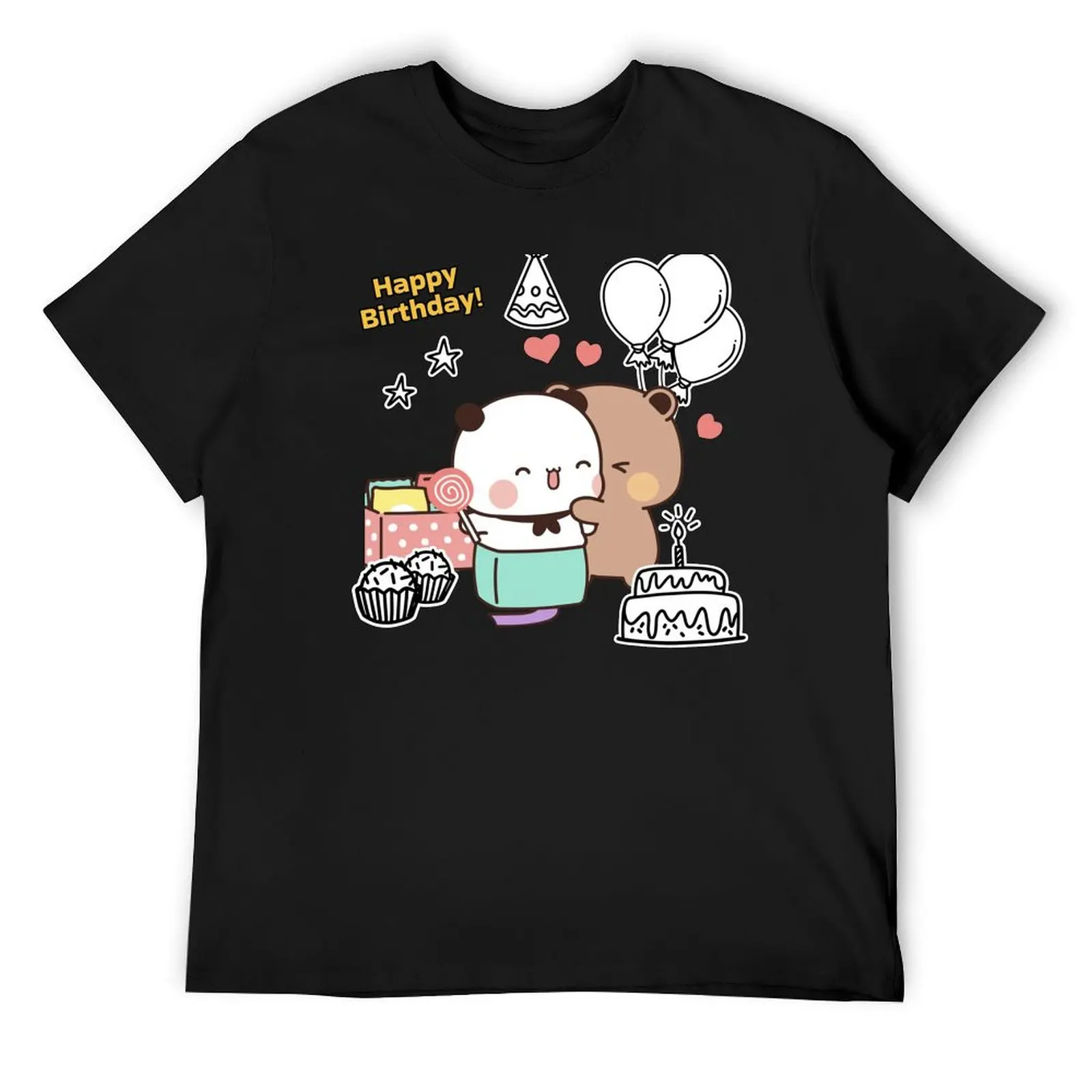 Happy Birthday from DuDu Bear and BuBu Panda T-Shirt oversized designer shirts Clothing funny gifts plain white t shirts men
Happy Birthday from DuDu Bear and BuBu Panda T-Shirt oversized designer shirts Clothing funny gifts plain white t shirts men