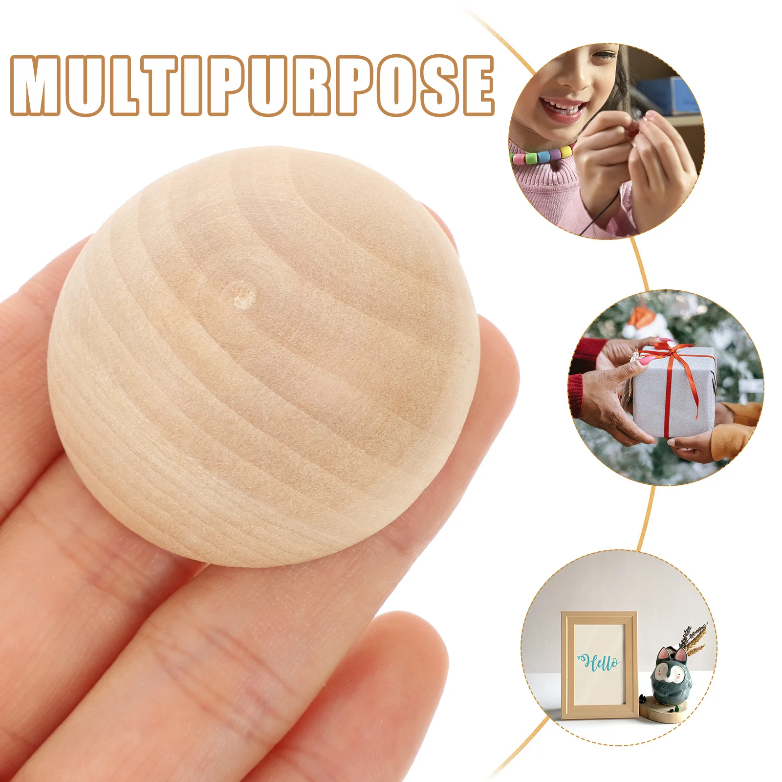 20pcs 40mm Hemisphere Wooden Beads Craft Supplies Natural Unfinished Half Balls DIY nament H made Gifts Jewelry Making
20pcs 40mm Hemisphere Wooden Beads Craft Supplies Natural Unfinished Half Balls DIY nament H made Gifts Jewelry Making