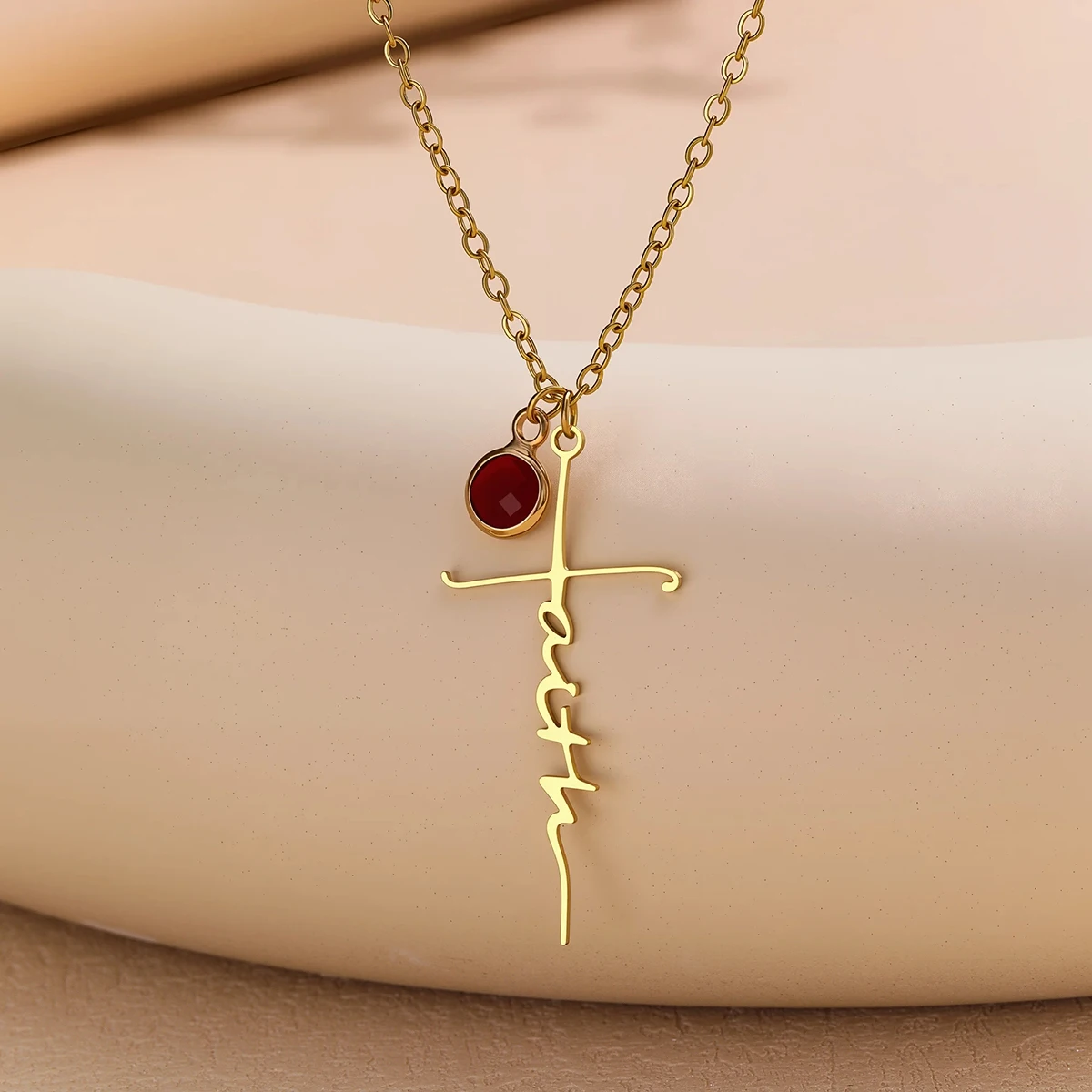 Cross Customized Letter Necklace Stainless Steel Pendant Collarbone Chain Accessories
Cross Customized Letter Necklace Stainless Steel Pendant Collarbone Chain Accessories