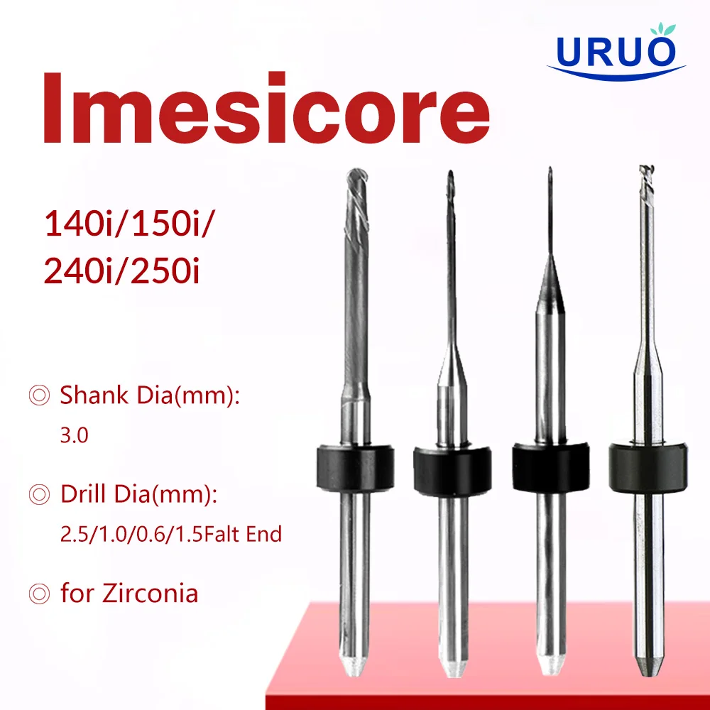 Dental Milling Burs for Imesicore 140i/150i/240i/250i D3 Shank Zirconia Disc Grinding Mchine CAD CAM
Dental Milling Burs for Imesicore 140i/150i/240i/250i D3 Shank Zirconia Disc Grinding Mchine CAD CAM