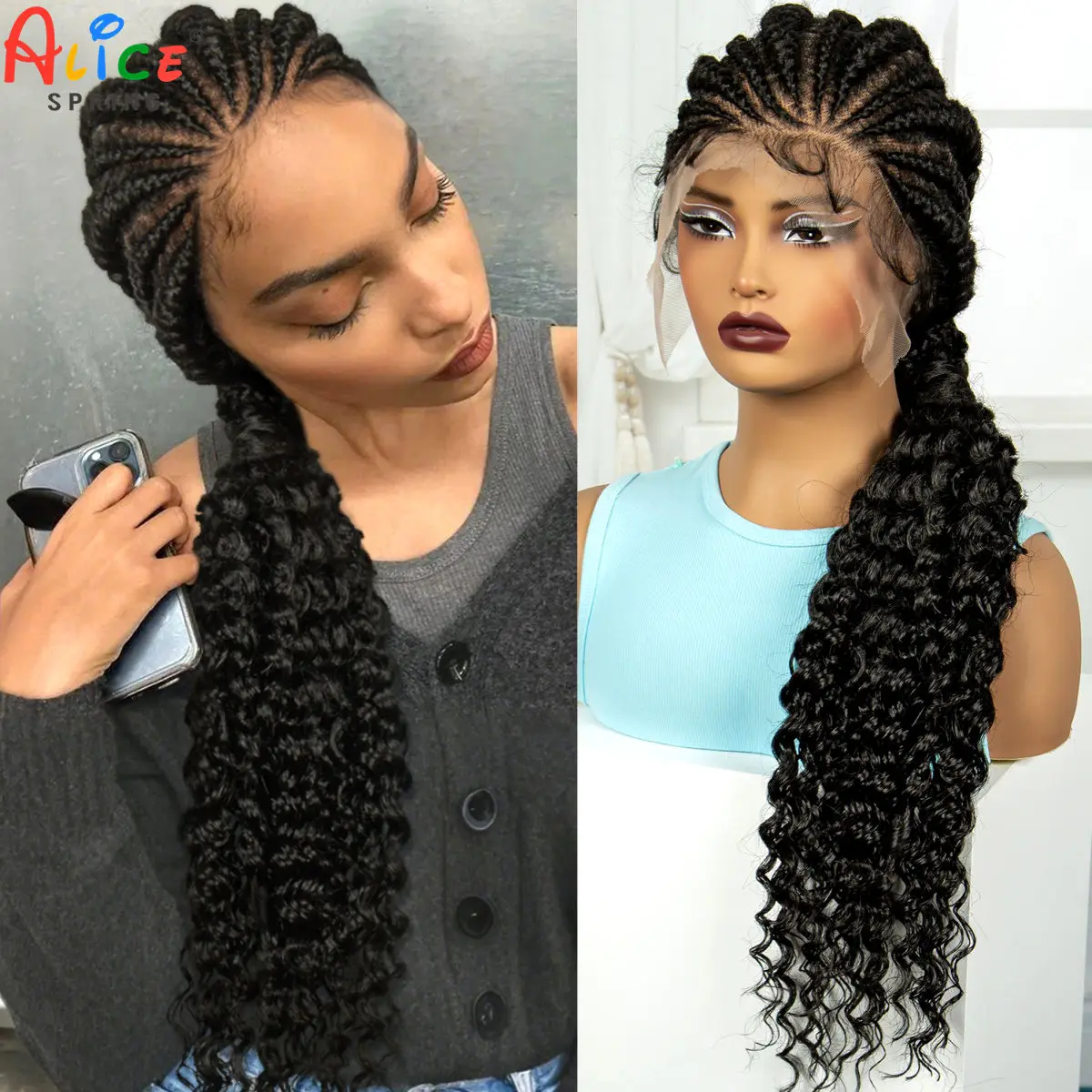 30-дюймовые парики с кружевной основой и косами в стиле корнроу, синтетические, ручной работы, без узлов, с кружевным фронтом, парики с косами в стиле бокс-брейд для чернокожих женщин
30-дюймовые парики с кружевной основой и косами в стиле корнроу, синтетические, ручной работы, без узлов, с кружевным фронтом, парики с косами в стиле бокс-брейд для чернокожих женщин