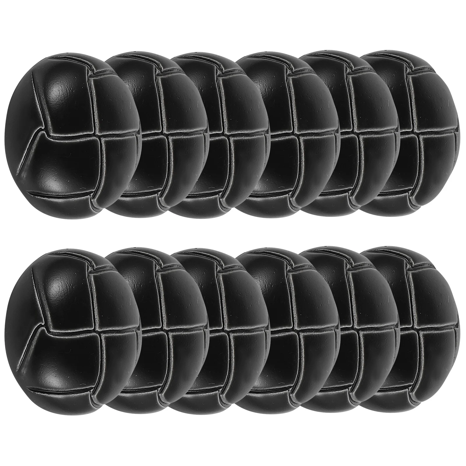 12pcs Football Buttons Plastic Handle DIY Ornaments Coat Clothes Black Jean Sewing Garment Crafts Decorative Replaceable
12pcs Football Buttons Plastic Handle DIY Ornaments Coat Clothes Black Jean Sewing Garment Crafts Decorative Replaceable
