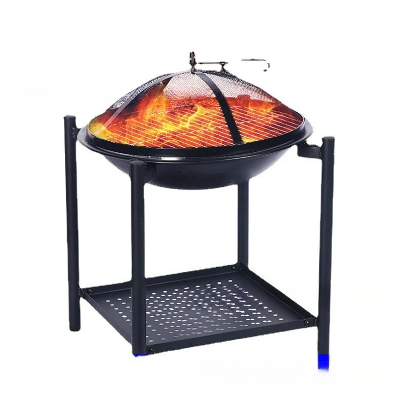 Outdoor camping simple heating stove barbecue grill dual-purpose barbecue grill fire pit
Outdoor camping simple heating stove barbecue grill dual-purpose barbecue grill fire pit
