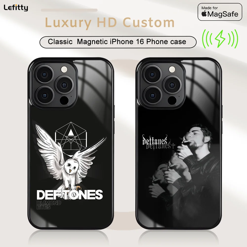 Classic Band D-DeftoneS Phone Case For iPhone 16 15 14 13 12 11 Pro Max Plus Mini Magnetic Magsafe Wireless Charging Cover
Classic Band D-DeftoneS Phone Case For iPhone 16 15 14 13 12 11 Pro Max Plus Mini Magnetic Magsafe Wireless Charging Cover