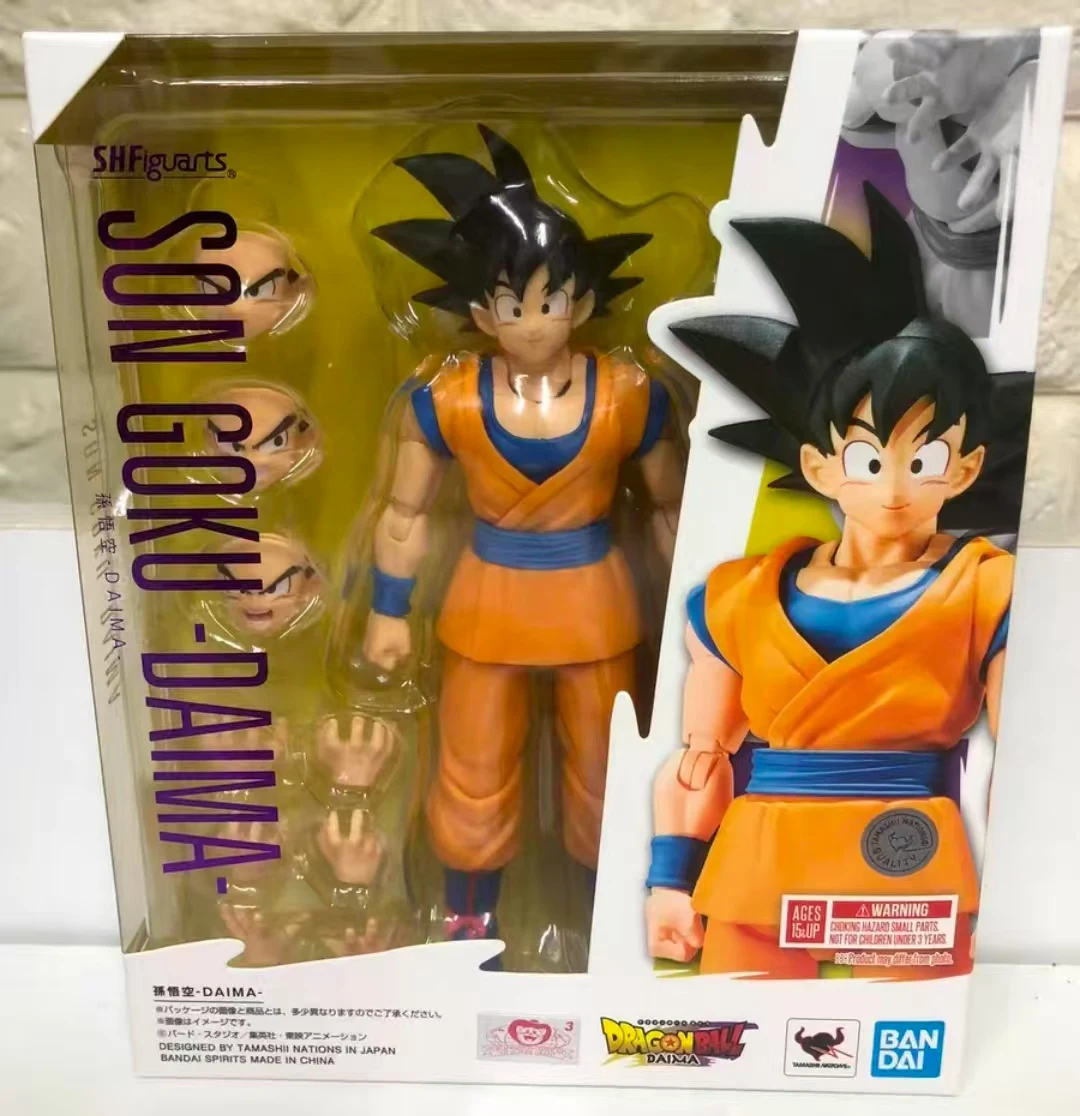 【Оригинал】BANDAI S.H.Figuarts Dragon Ball DAIMA Son Gokuu Фигурка Игрушки
【Оригинал】BANDAI S.H.Figuarts Dragon Ball DAIMA Son Gokuu Фигурка Игрушки