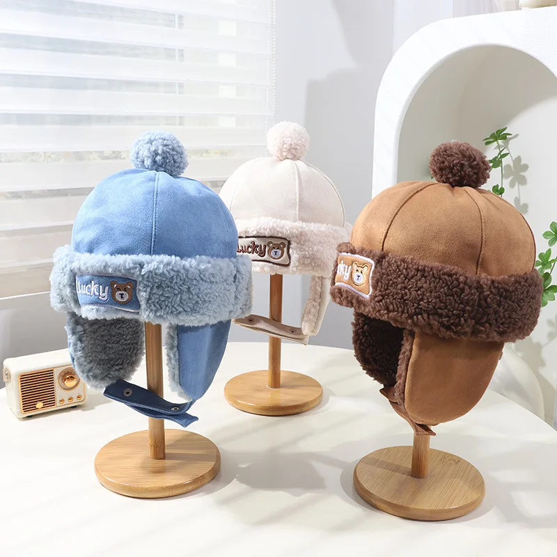 Children Hat Winter Windproof Ear Protection Hats Cartoon Little Bear Warm Thickened Fur Baby Cap Outdoor New Versatile Kids Hat
Children Hat Winter Windproof Ear Protection Hats Cartoon Little Bear Warm Thickened Fur Baby Cap Outdoor New Versatile Kids Hat