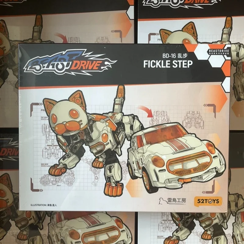 52toys Beastdrive Action Figure Bd-16 Fickle Step Model Kit Deformation Robot Original Converting Toys Collectible Toys
52toys Beastdrive Action Figure Bd-16 Fickle Step Model Kit Deformation Robot Original Converting Toys Collectible Toys