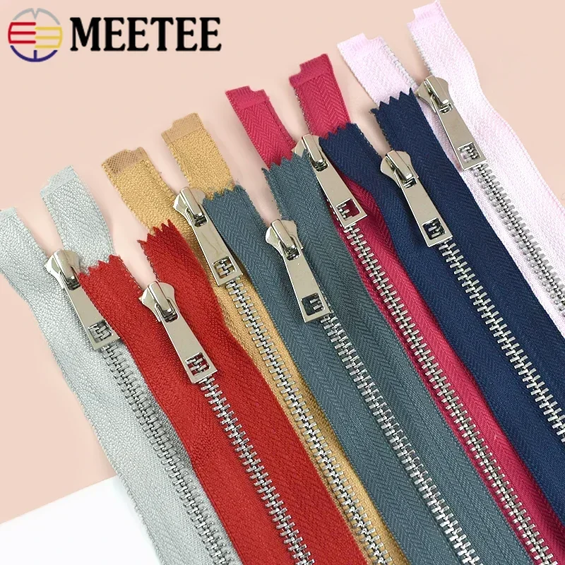2/5Pcs Meetee 5# 15-80cm Open/Closed-End Metal Zipper for Sewing Garment Replacement Zip Bag Jeans Decorative Zips Repair Kits
2/5Pcs Meetee 5# 15-80cm Open/Closed-End Metal Zipper for Sewing Garment Replacement Zip Bag Jeans Decorative Zips Repair Kits