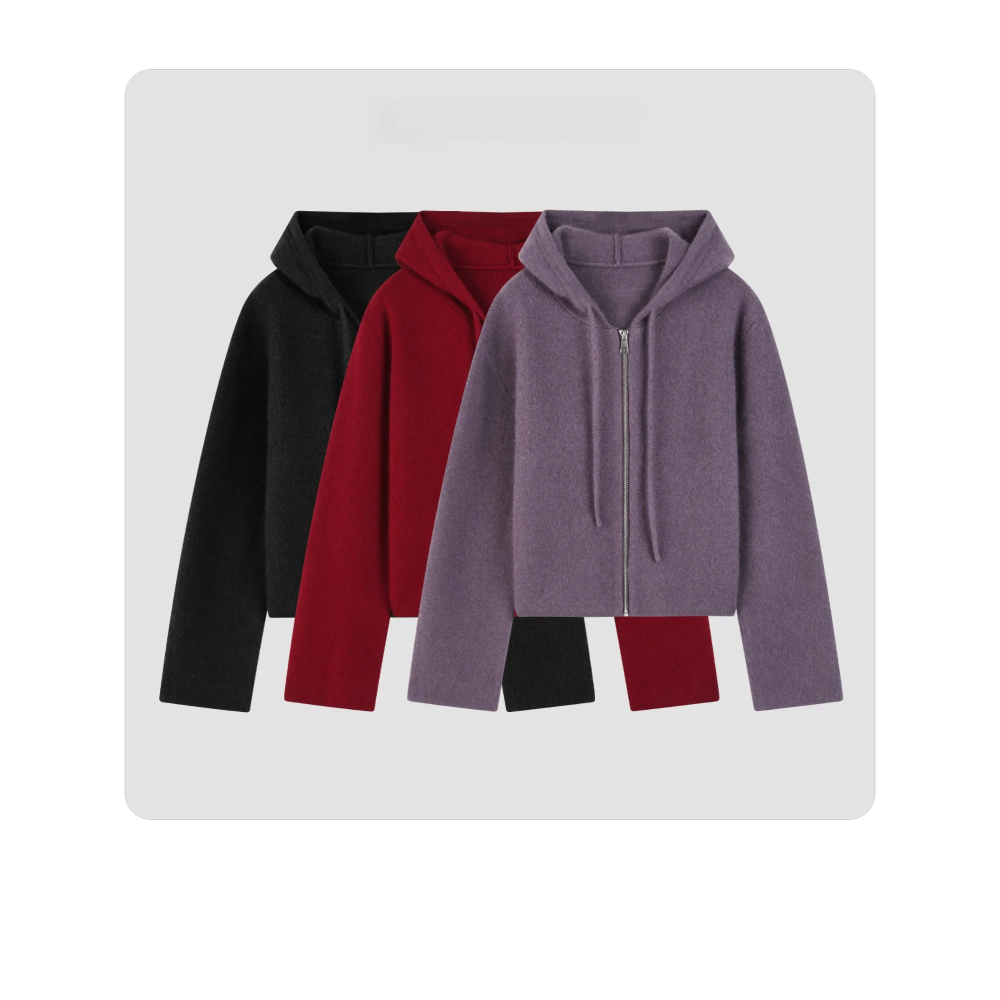 Harjy Rainbow Sugar Rabbit Fur Wool Knitted Hooded Zipper Open Cardigan Women's Knitted Sweater Double Zipper Autumn Faion
Harjy Rainbow Sugar Rabbit Fur Wool Knitted Hooded Zipper Open Cardigan Women's Knitted Sweater Double Zipper Autumn Faion