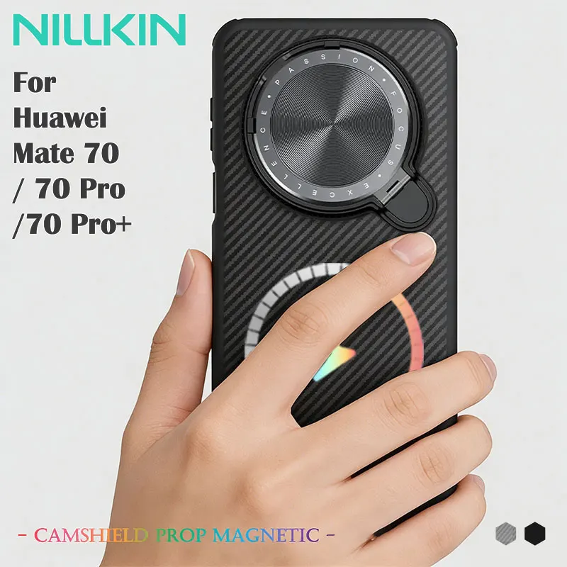 Nillkin Magnetic Case for Huawei Mate 70 Pro Plus, Fashionable Lens Cover, Dual Material Protection, MagSafe, Anti-Drop Airbags
Nillkin Magnetic Case for Huawei Mate 70 Pro Plus, Fashionable Lens Cover, Dual Material Protection, MagSafe, Anti-Drop Airbags