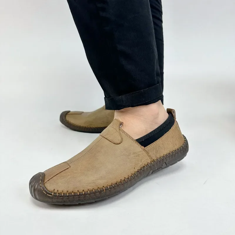 Handmade Men Casual Shoes Luxury Brand Mens Loafers PU Leather Soft Bottom Solid Moccasins Flats All-match Man Driving Shoes
Handmade Men Casual Shoes Luxury Brand Mens Loafers PU Leather Soft Bottom Solid Moccasins Flats All-match Man Driving Shoes