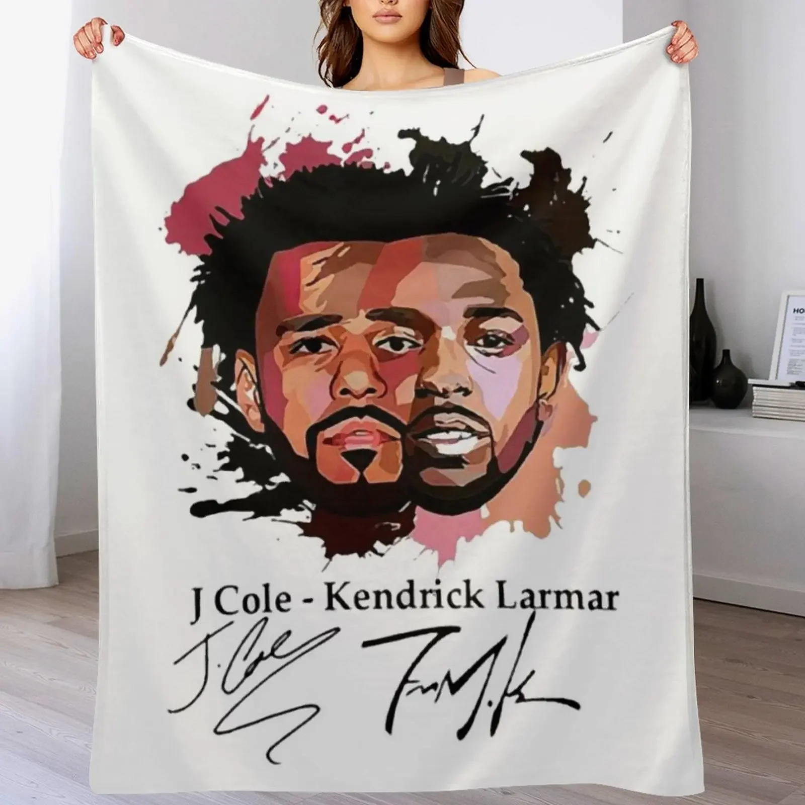 J. Cole x Kendrick Art Throw Blanket Long Lasting Soft Plush Blanket for Daily Use
J. Cole x Kendrick Art Throw Blanket Long Lasting Soft Plush Blanket for Daily Use