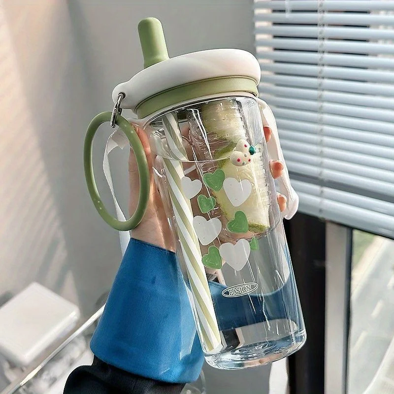 1pc, 800ml Fashionable And Durable Portable Tumbler With Infuser And Straw For Hot And Cold Drinks, Perfect For Travel, Water Cu
1pc, 800ml Fashionable And Durable Portable Tumbler With Infuser And Straw For Hot And Cold Drinks, Perfect For Travel, Water Cu