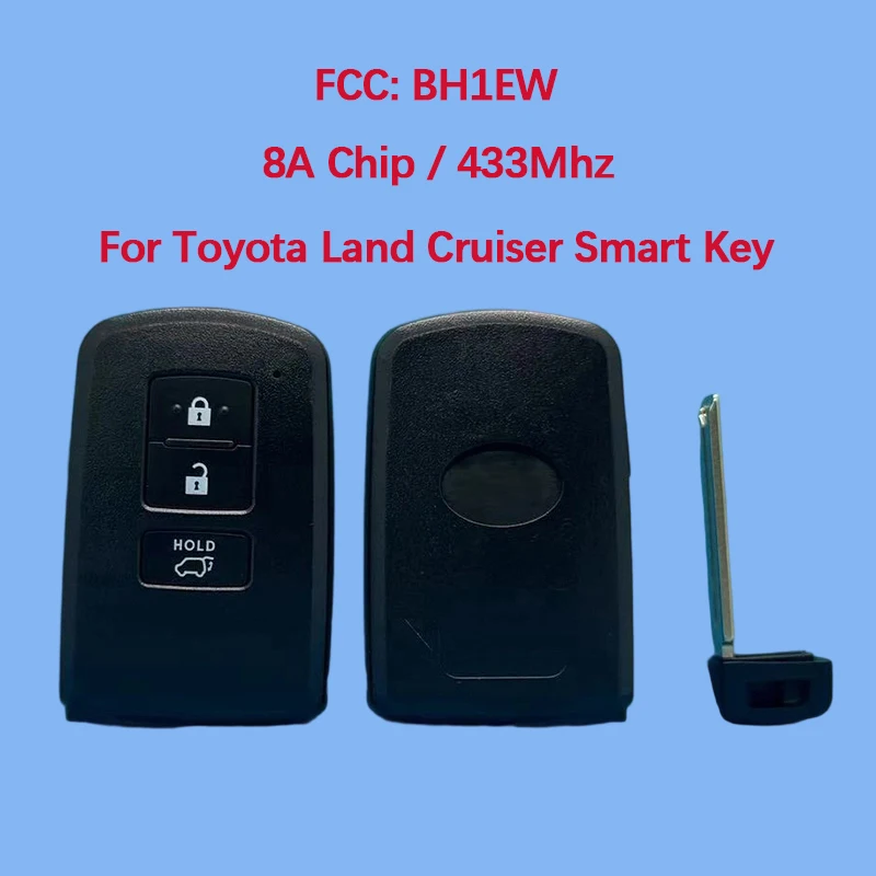 CN007164 Aftermarket 3 Button Smart Key Fob 433/434MHz FCC 89904-60J90 P1 A8 DST-AES Chip For Toyota Highlander
CN007164 Aftermarket 3 Button Smart Key Fob 433/434MHz FCC 89904-60J90 P1 A8 DST-AES Chip For Toyota Highlander
