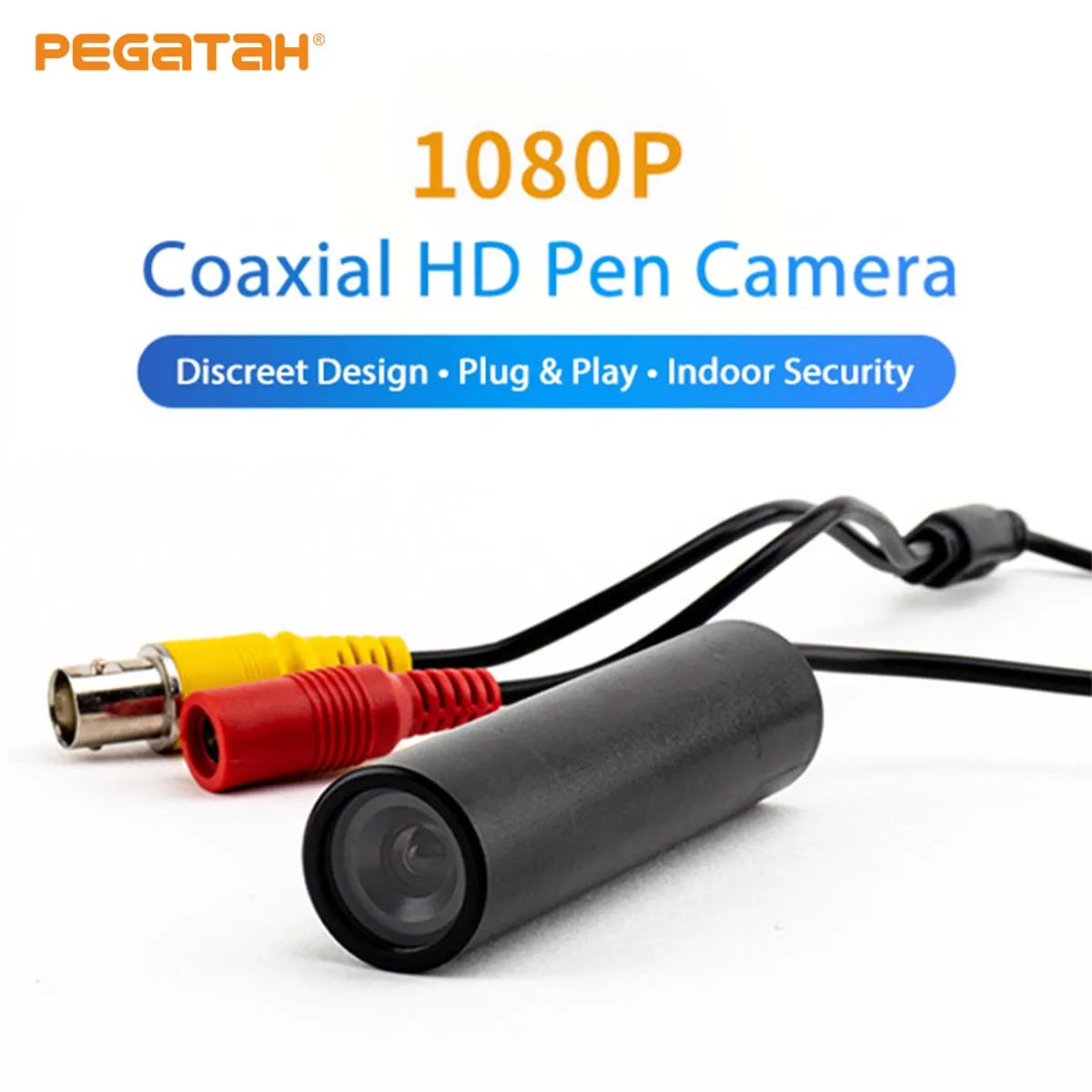 PEGATAH 2MP AHD Security Camera Mini Metal 3.6mm Lens Day Night Vision UTC 4-in-1 OSD IP66 Waterproof 12V DC for Home Outdoor
PEGATAH 2MP AHD Security Camera Mini Metal 3.6mm Lens Day Night Vision UTC 4-in-1 OSD IP66 Waterproof 12V DC for Home Outdoor