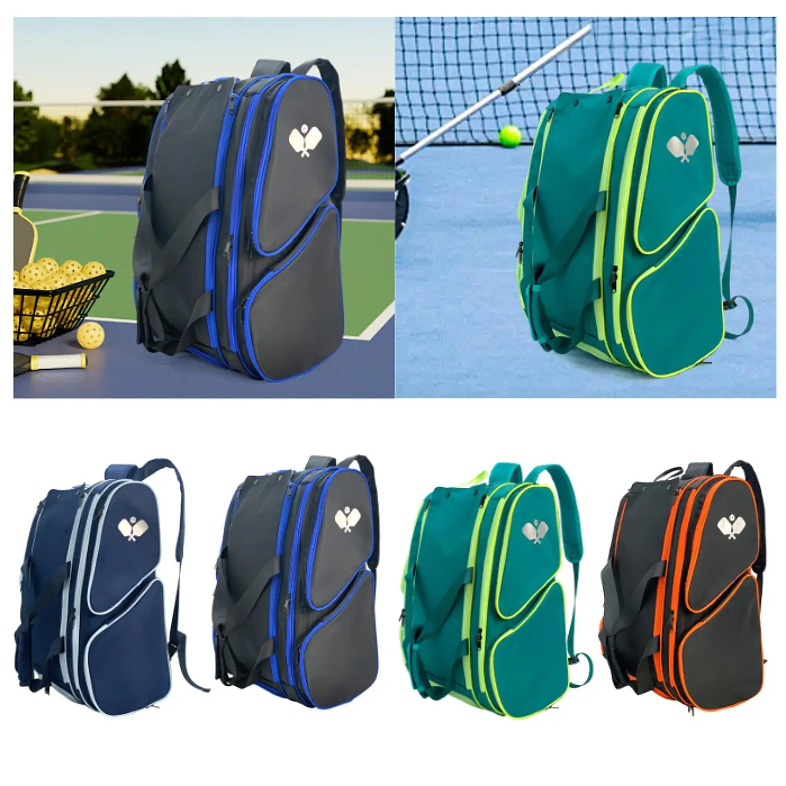 Pickleball Bag Sports Duffle Bag Rucksack Multifunctional Daypack Pickleball Carrying Case for Backpacking Pickleball Players
Pickleball Bag Sports Duffle Bag Rucksack Multifunctional Daypack Pickleball Carrying Case for Backpacking Pickleball Players