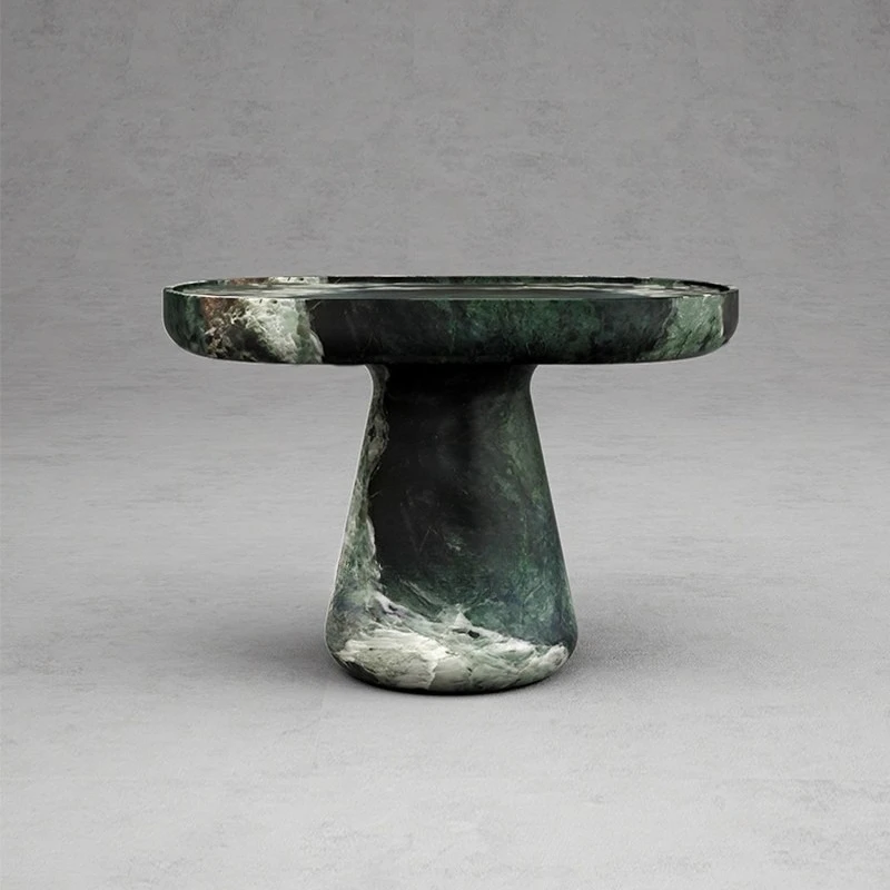 Natural marble coffee table designer villa living room home green oval personalized sofa side table
Natural marble coffee table designer villa living room home green oval personalized sofa side table