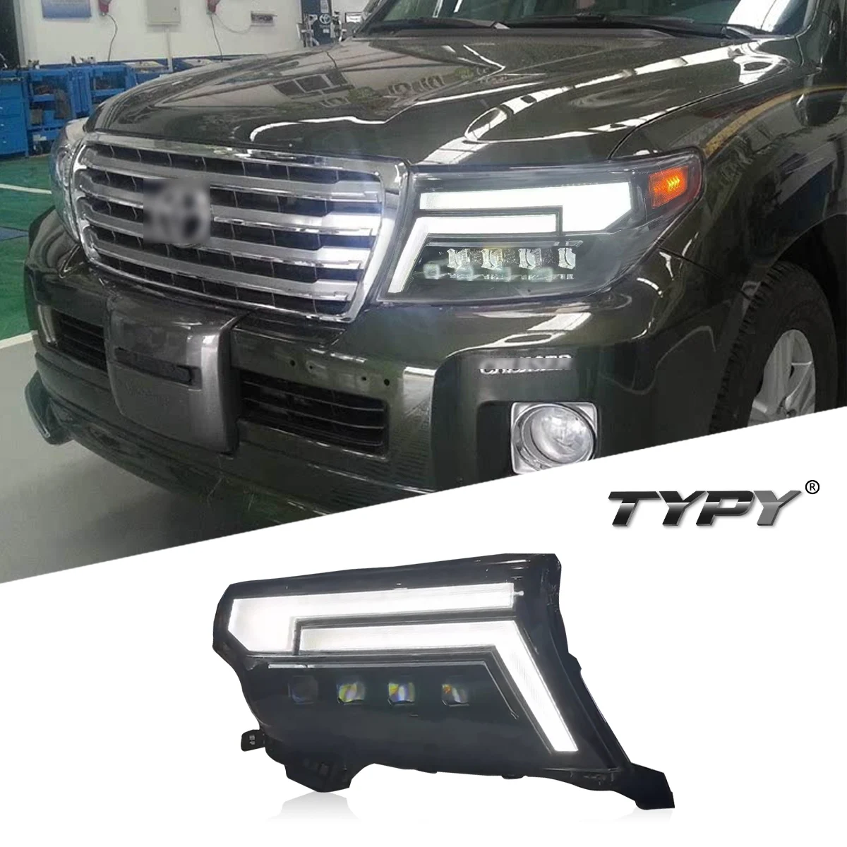 Car For Toyota Land Cruiser Headlight 2012-2015 Upgrade Modified to New DRL Dynamic Turn Signal LED Headlight Auto Accessories
Car For Toyota Land Cruiser Headlight 2012-2015 Upgrade Modified to New DRL Dynamic Turn Signal LED Headlight Auto Accessories