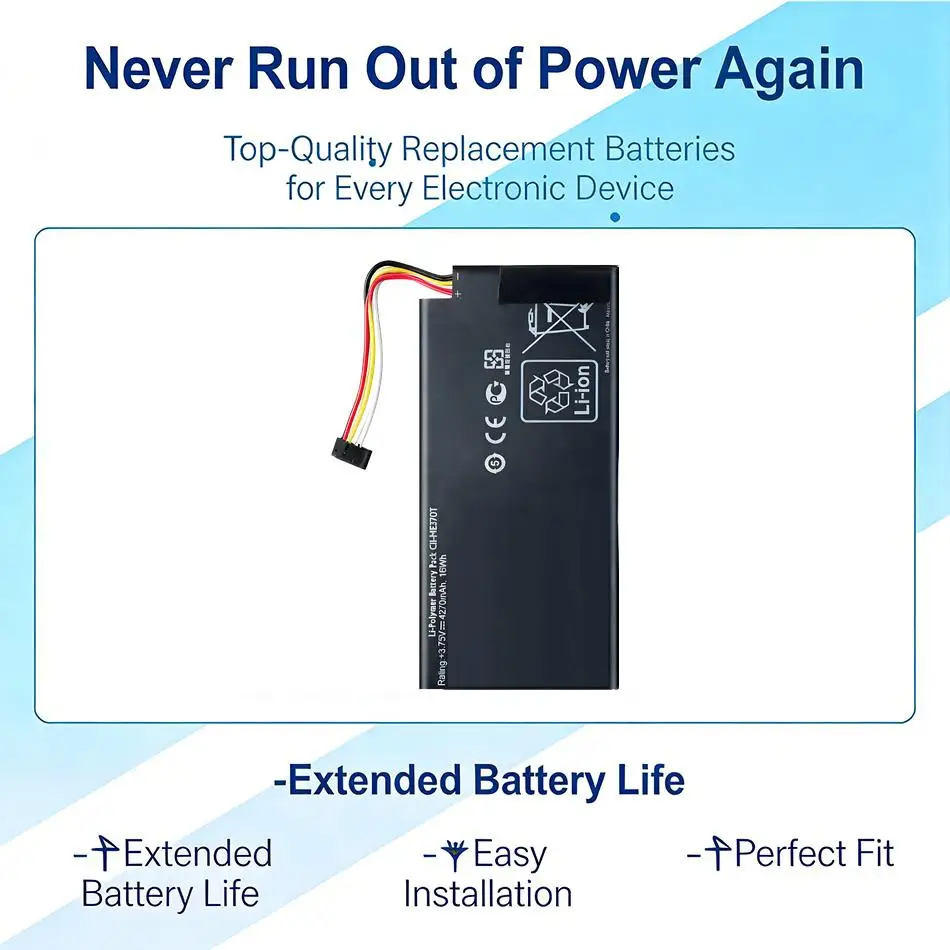 4325Mah Tablet Battery For Asus Google Nexus 7 2012 Wifi Version Environmentally Friendly C11-ME370T Long Lasting
4325Mah Tablet Battery For Asus Google Nexus 7 2012 Wifi Version Environmentally Friendly C11-ME370T Long Lasting