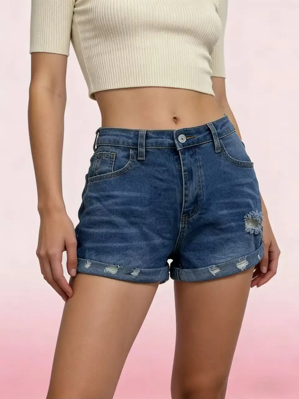 High Waist Denim Shorts Slim Fit Ripped Tassel Jean Shorts Sexy Bodycon Distressed Short Pants Casual Summer Frayed Cutoffs
High Waist Denim Shorts Slim Fit Ripped Tassel Jean Shorts Sexy Bodycon Distressed Short Pants Casual Summer Frayed Cutoffs