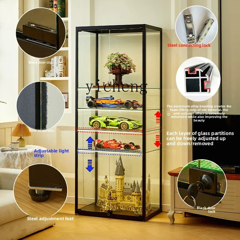 XL display cabinet household toy figure display cabinet model dustproof transparent glass cabinet commercial
XL display cabinet household toy figure display cabinet model dustproof transparent glass cabinet commercial