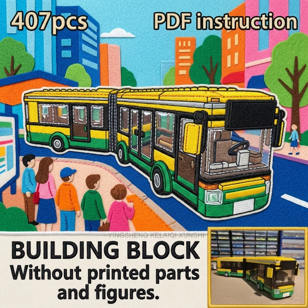 Конструктор MOC: Артикулированный автобус для модификации крыши 7641 City Street Expansion, набор для дисплея-диорамы, для взрослых
Конструктор MOC: Артикулированный автобус для модификации крыши 7641 City Street Expansion, набор для дисплея-диорамы, для взрослых