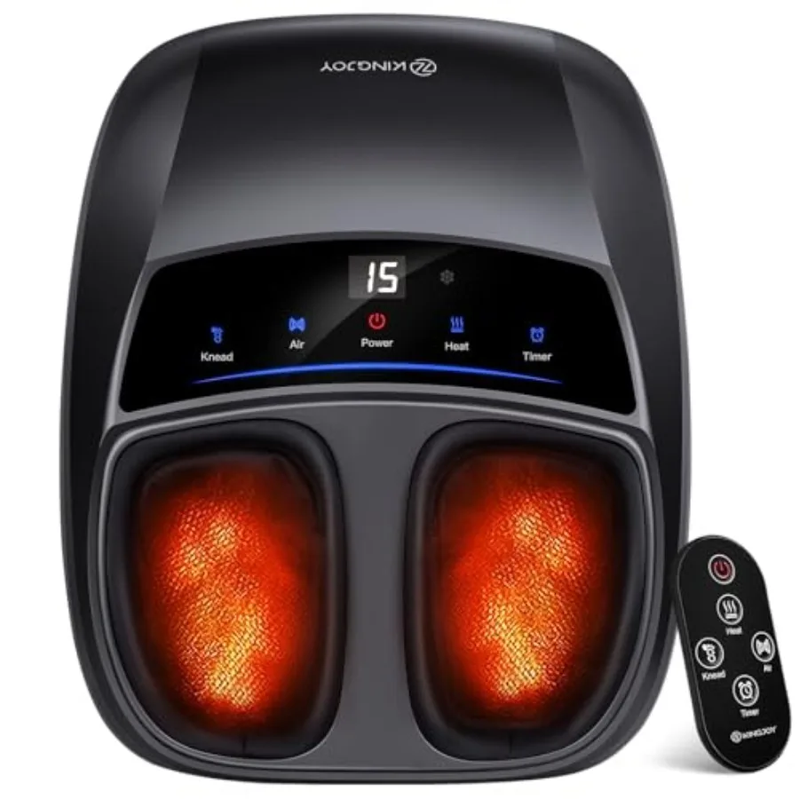Foot Massager with Heat - Professional Shiatsu Deep Kneading for Neuropathy Plantar Fasciitis Relief 2026 Upgraded Model Gifts
Foot Massager with Heat - Professional Shiatsu Deep Kneading for Neuropathy Plantar Fasciitis Relief 2026 Upgraded Model Gifts