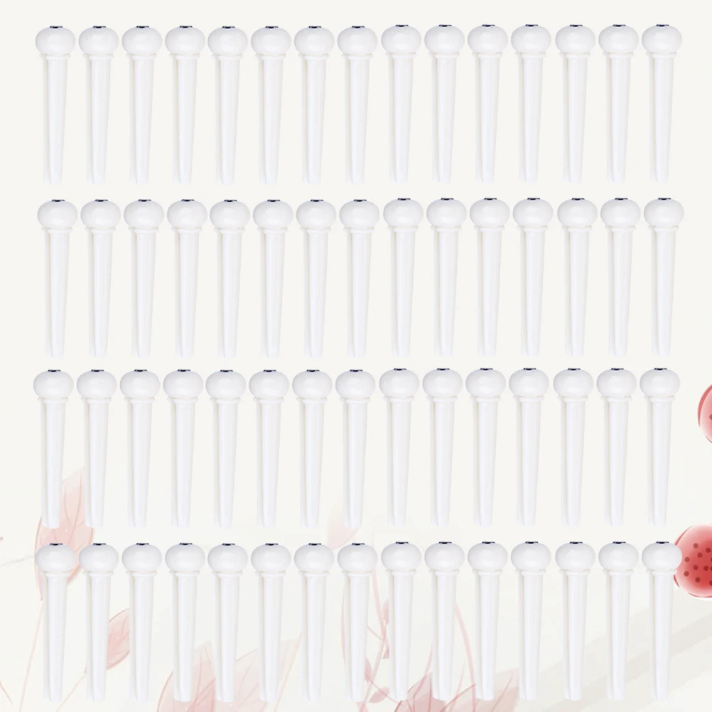 100pcs Guitar Bridge Pins Durable String Pegs Replacement For Acoustic Guitar Puller Extractor Tool Lightweight White Easy Use 
100pcs Guitar Bridge Pins Durable String Pegs Replacement For Acoustic Guitar Puller Extractor Tool Lightweight White Easy Use