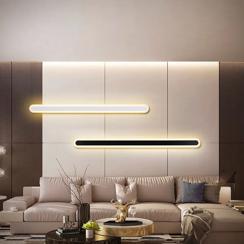 Nordic Long Line Iron LED Wall Lamp Modern Bedroom Bedside Stair Corridor Light Dimmable
Nordic Long Line Iron LED Wall Lamp Modern Bedroom Bedside Stair Corridor Light Dimmable
