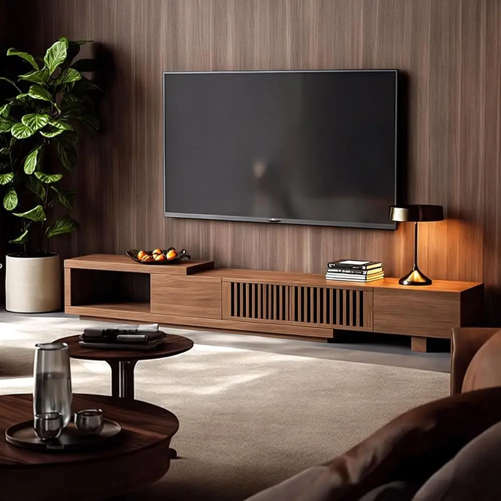 78-103 Adjustable TV Stand with 2 Doors & 2 Drawers, Entertainment Center for Living Room, Modern TV Stand, Media Console, Walnu
78-103 Adjustable TV Stand with 2 Doors & 2 Drawers, Entertainment Center for Living Room, Modern TV Stand, Media Console, Walnu