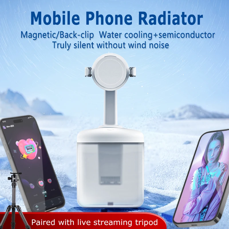 Magnetic/Back-clip Mobile Phone Semiconductor Radiator Live Broadcast holder cooling heat sink for for Universal Phone Android
Magnetic/Back-clip Mobile Phone Semiconductor Radiator Live Broadcast holder cooling heat sink for for Universal Phone Android