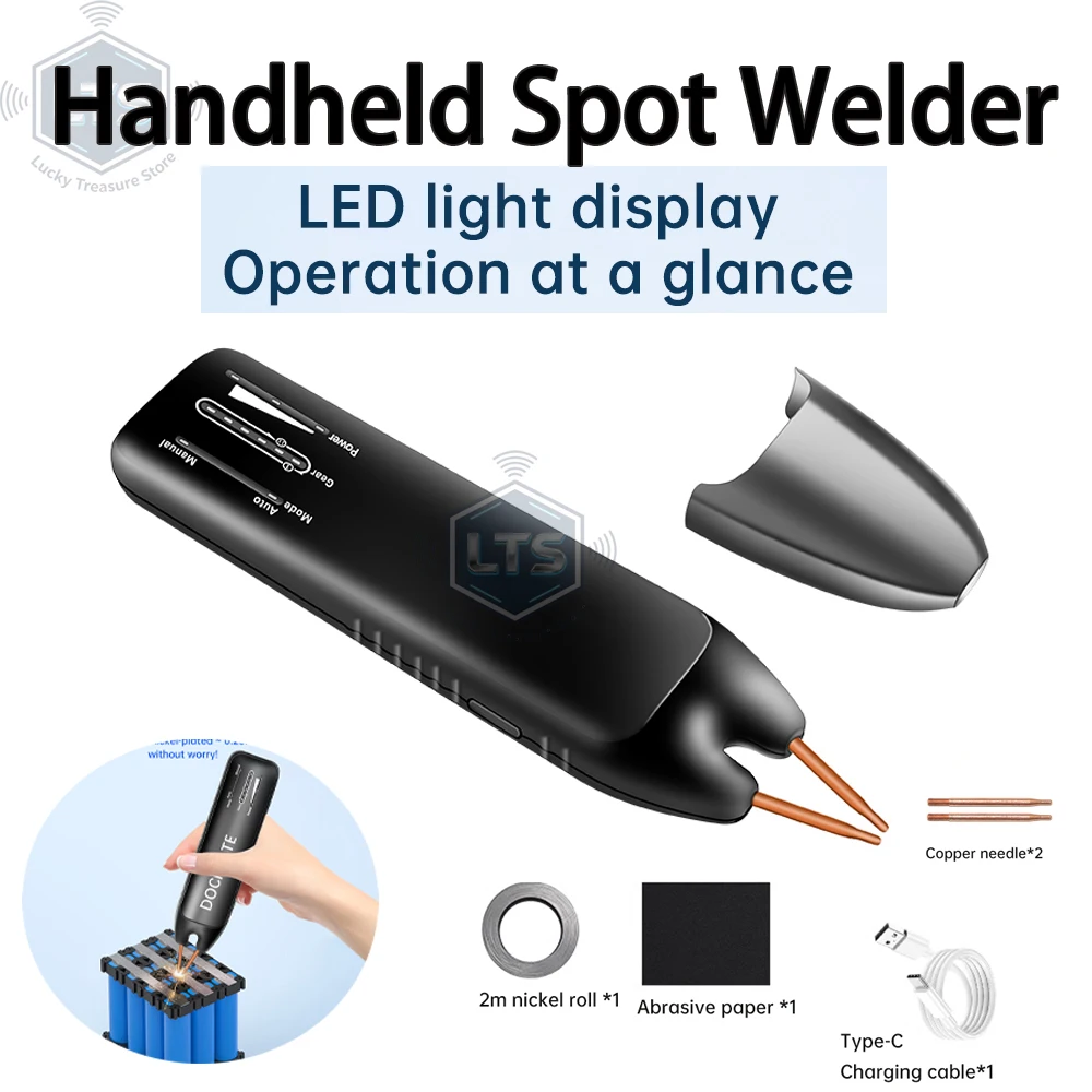 11 Gears Battery Spot Welder With Cover Adjustable Mini Portable Handheld Led Display Spot Welding Machine Automatic Manual
11 Gears Battery Spot Welder With Cover Adjustable Mini Portable Handheld Led Display Spot Welding Machine Automatic Manual 