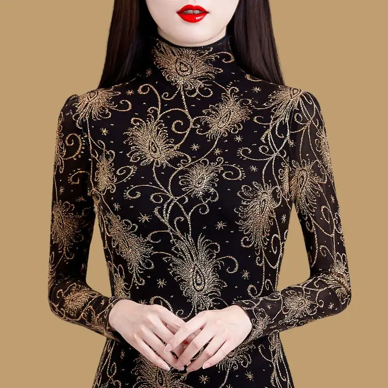 Autumn Winter New Fashion Printing T-Shirts Women High Street Casual Slim Long Sleeve Pullovers Elegant Plus Velvet Warm Tops
Autumn Winter New Fashion Printing T-Shirts Women High Street Casual Slim Long Sleeve Pullovers Elegant Plus Velvet Warm Tops