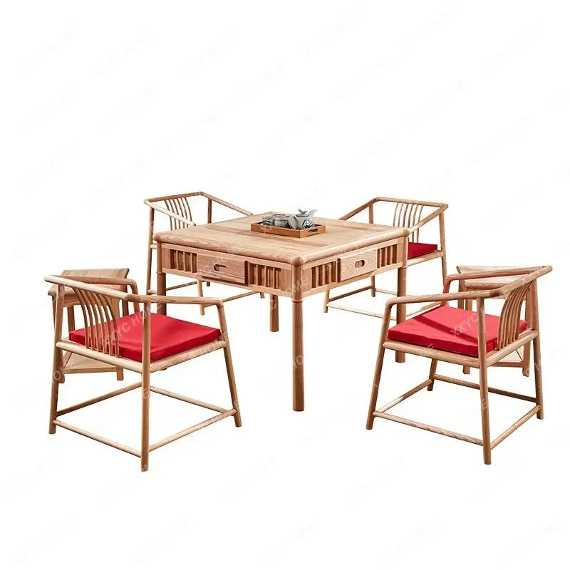 Color New Chinese Nordic Solid Wood Mahjong Machine Mahjong Table Automatic Dining Table Dual-Use
Color New Chinese Nordic Solid Wood Mahjong Machine Mahjong Table Automatic Dining Table Dual-Use