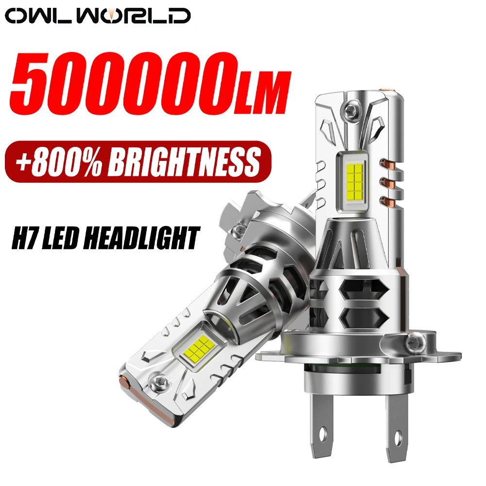 Ultra Bright 2PCS H7 LED Headlight 500000LM Wireless With Turbo Fan 1:1 Halogen Bulb Car Headlamp 6000K White Light Bulb 12V
Ultra Bright 2PCS H7 LED Headlight 500000LM Wireless With Turbo Fan 1:1 Halogen Bulb Car Headlamp 6000K White Light Bulb 12V