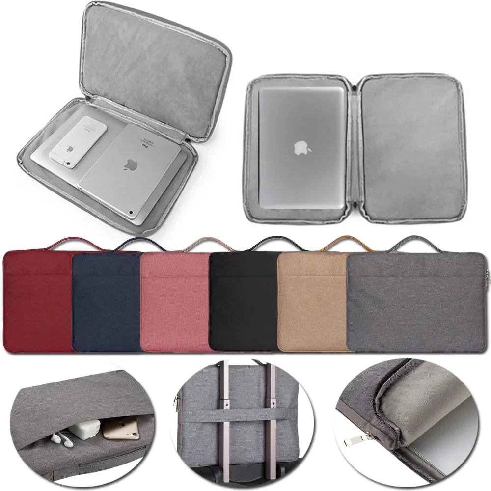 Side Zipper Laptop Bag Sleeve Handbag Notebook Carrying Case Suitable for Apple Macbook/ Air/Pro/Macbook White Protective Bag
Side Zipper Laptop Bag Sleeve Handbag Notebook Carrying Case Suitable for Apple Macbook/ Air/Pro/Macbook White Protective Bag