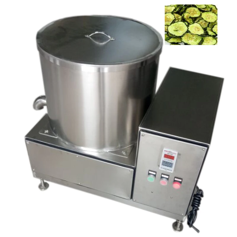 Automatic Small Scale Potato Chips Manufacturing Deoiling Machine