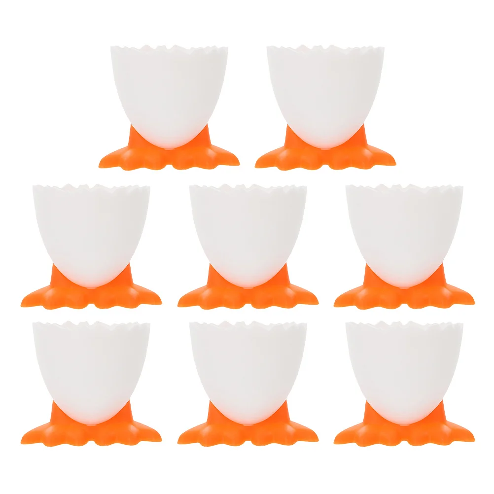 8pcs Cup Kitchen Breakfast Cartoon Egg Holder Reusable Plastic Easter Stand Decorative Tableware Set Boiled Egg Mug Storage
8pcs Cup Kitchen Breakfast Cartoon Egg Holder Reusable Plastic Easter Stand Decorative Tableware Set Boiled Egg Mug Storage