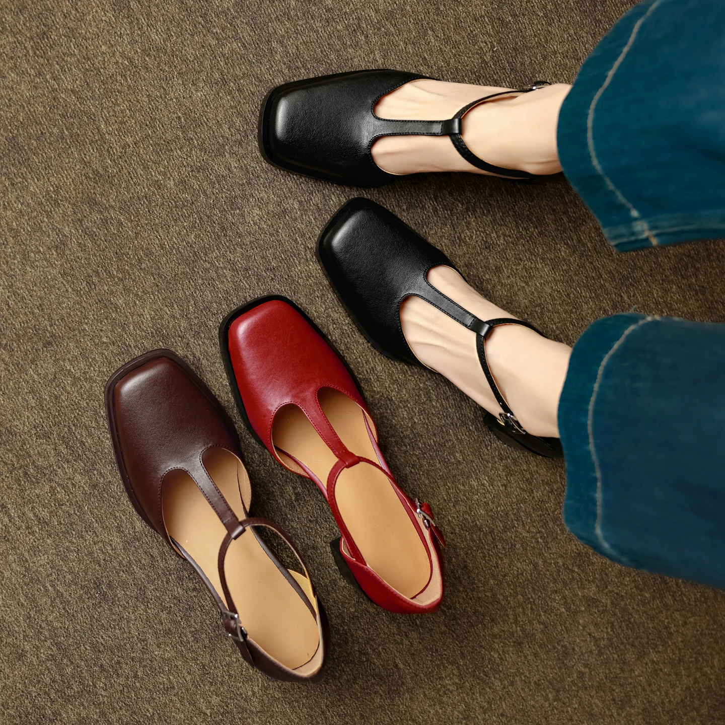2026 new Spring summer women sandals natural leather plus size 22-25cm pigskin+sheepskin square toe t-buckle women shoes
2026 new Spring summer women sandals natural leather plus size 22-25cm pigskin+sheepskin square toe t-buckle women shoes