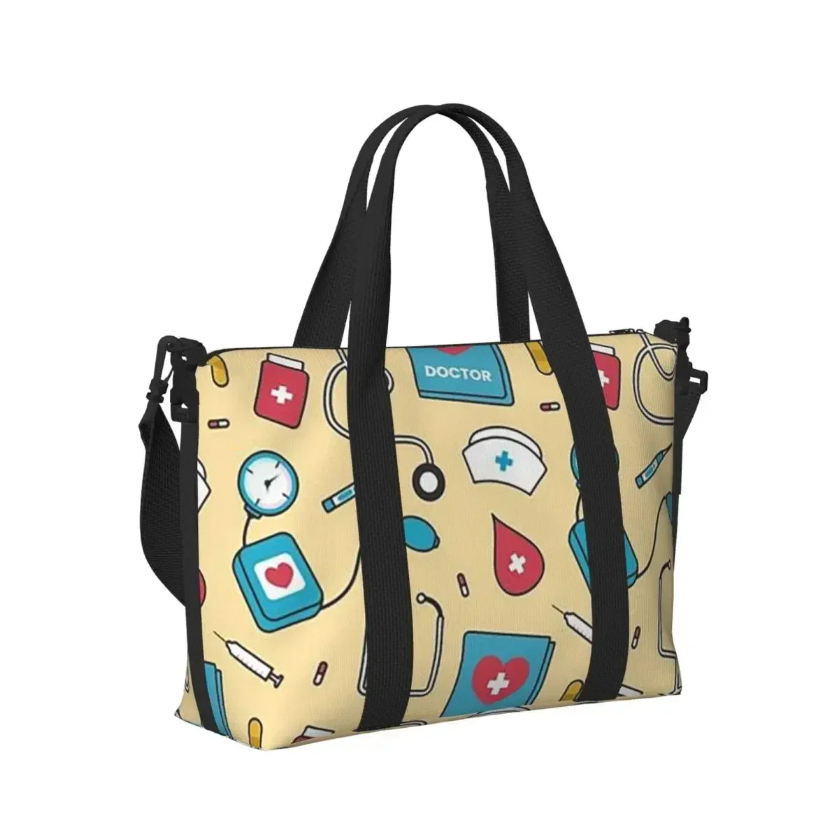Proud To Be A Nurse Beach Travel Bag Large Capacity Tote Bags for Gym Sport Women Shopping Duffle Shoulder Bag
Proud To Be A Nurse Beach Travel Bag Large Capacity Tote Bags for Gym Sport Women Shopping Duffle Shoulder Bag