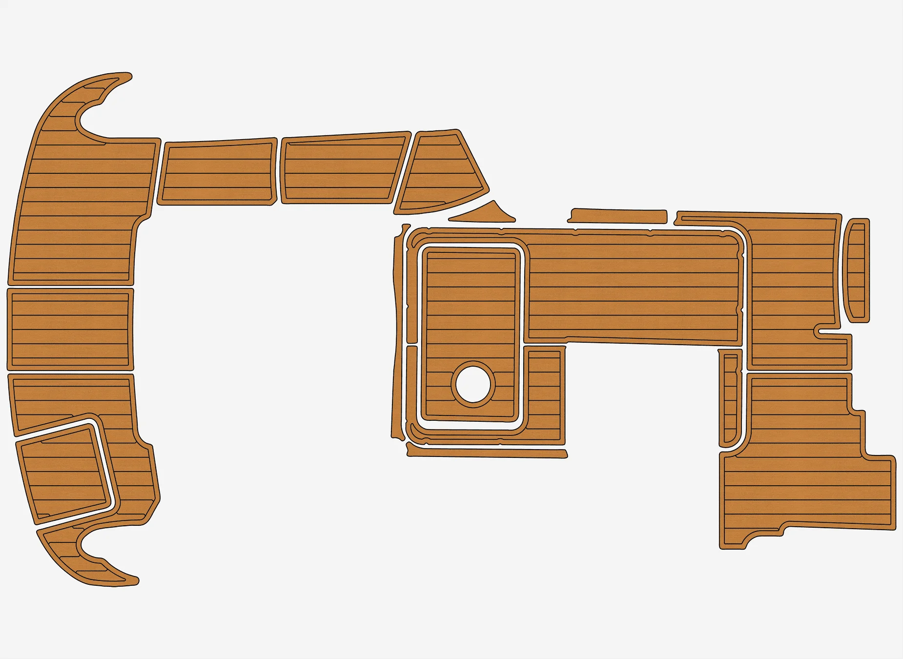 2007-2010 Formula 310 SS 1/4" 6mm EVA foam Non-Slip PVC Teak Decking marine Mat seadek gatorstep carpet Marine Floor
2007-2010 Formula 310 SS 1/4" 6mm EVA foam Non-Slip PVC Teak Decking marine Mat seadek gatorstep carpet Marine Floor