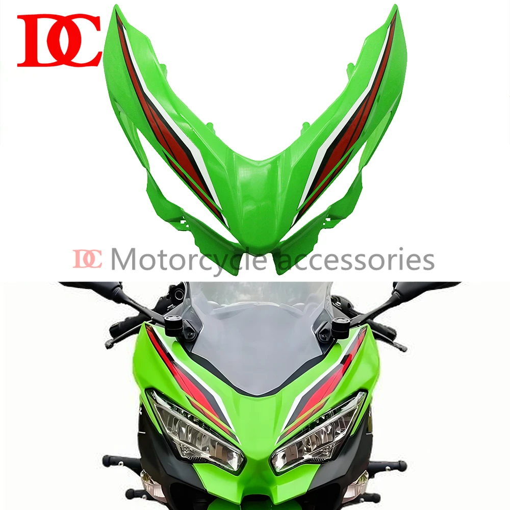 Front Head Upper Nose Fairing Headlight Deflector Plate Shroud Cover For Ninja400 NINJA250 EX400 2018 2019 2020 2021 2022 2023
Front Head Upper Nose Fairing Headlight Deflector Plate Shroud Cover For Ninja400 NINJA250 EX400 2018 2019 2020 2021 2022 2023