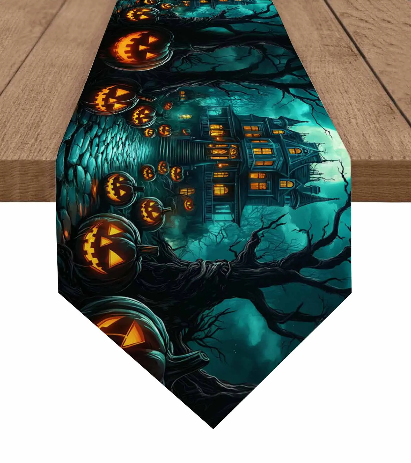 Green Castle Horror Halloween Table Runner Holiday Wedding Party Decor Table Runners Dining Table Cover Decor
Green Castle Horror Halloween Table Runner Holiday Wedding Party Decor Table Runners Dining Table Cover Decor