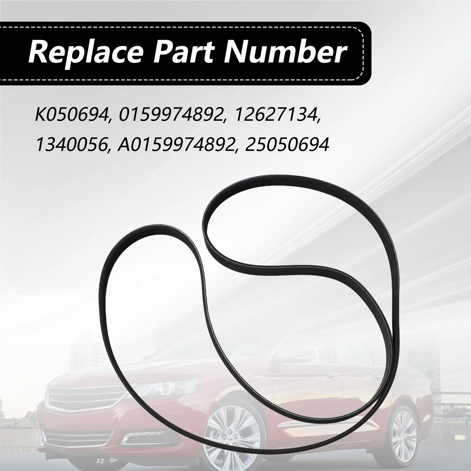 Serpentine Drive Belt for Mercedes-Benz B200 W245 For Chevrolet Impala For Buick Regal 0159974892
Serpentine Drive Belt for Mercedes-Benz B200 W245 For Chevrolet Impala For Buick Regal 0159974892