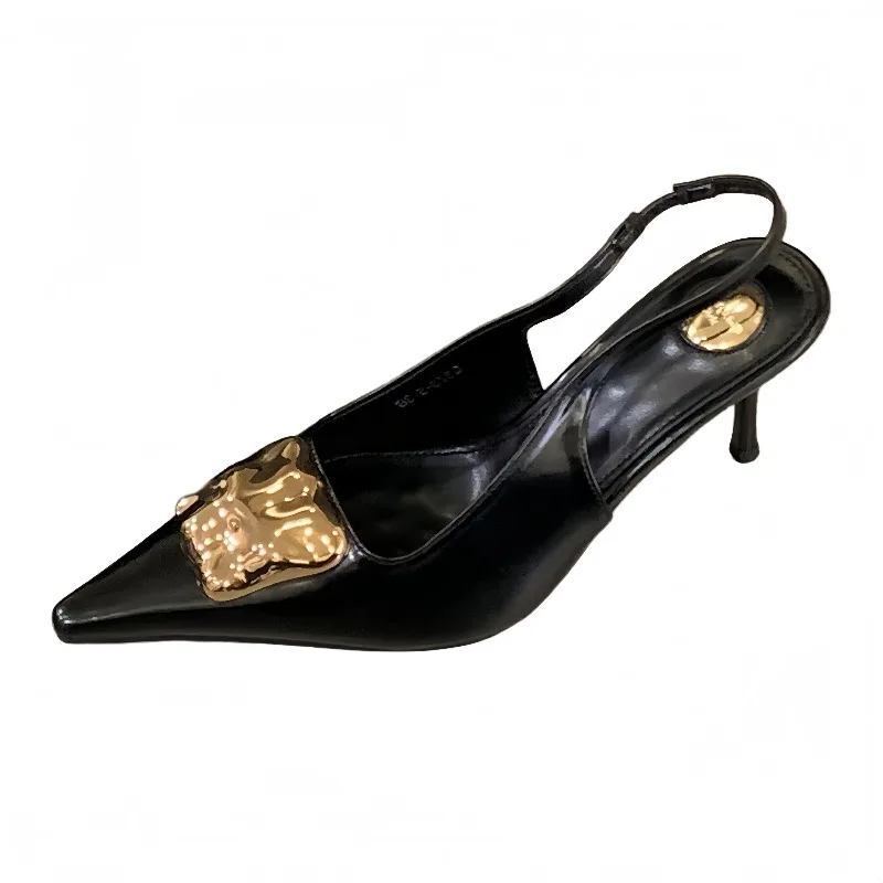 Женские туфли-лодочки 2026 во французском стиле с металлической пряжкой, на тонком среднем каблуке, с ремешком сзади, с открытым носком, на блочном каблуке, сандалии
Женские туфли-лодочки 2026 во французском стиле с металлической пряжкой, на тонком среднем каблуке, с ремешком сзади, с открытым носком, на блочном каблуке, сандалии