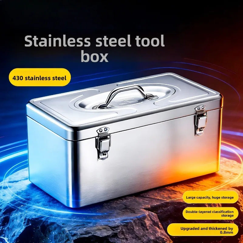 Extra Large Stainless Steel Tool Chest Upgrade Thick Double Layer Large Capacity Heavy Duty Tool Box Set Toolbox Tool Case
Extra Large Stainless Steel Tool Chest Upgrade Thick Double Layer Large Capacity Heavy Duty Tool Box Set Toolbox Tool Case