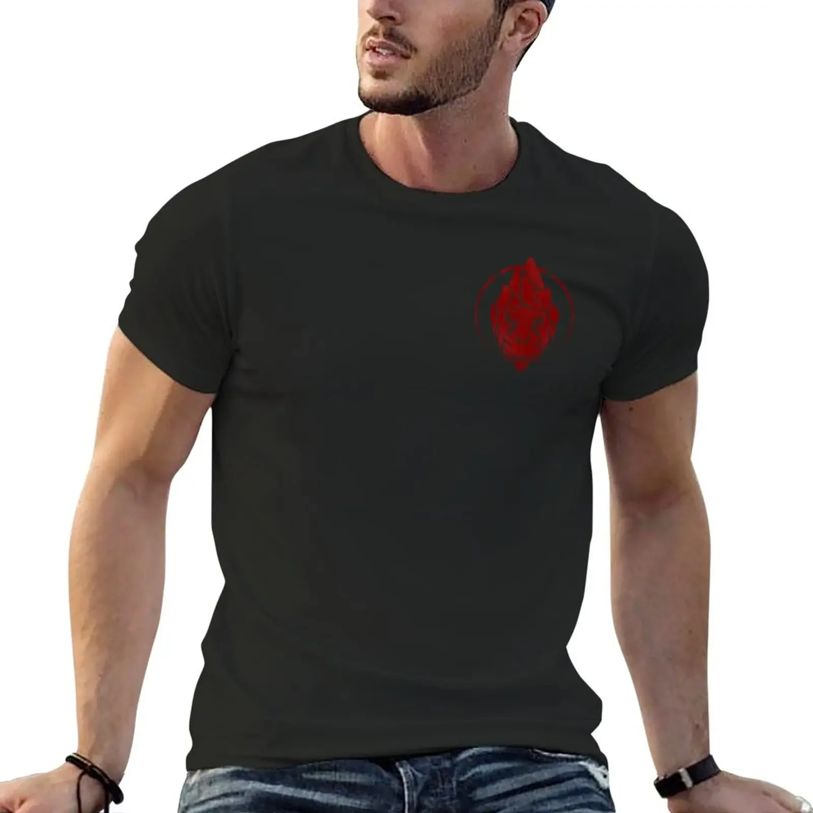 Red Logo, Upper Left Shoulder T-Shirt custom t shirt vintage clothes Funny t-shirt fitted t shirts for men
Red Logo, Upper Left Shoulder T-Shirt custom t shirt vintage clothes Funny t-shirt fitted t shirts for men